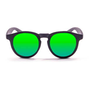 Gafas de sol PALO ALTO NEWPORT - Negro mate / Revo verde
