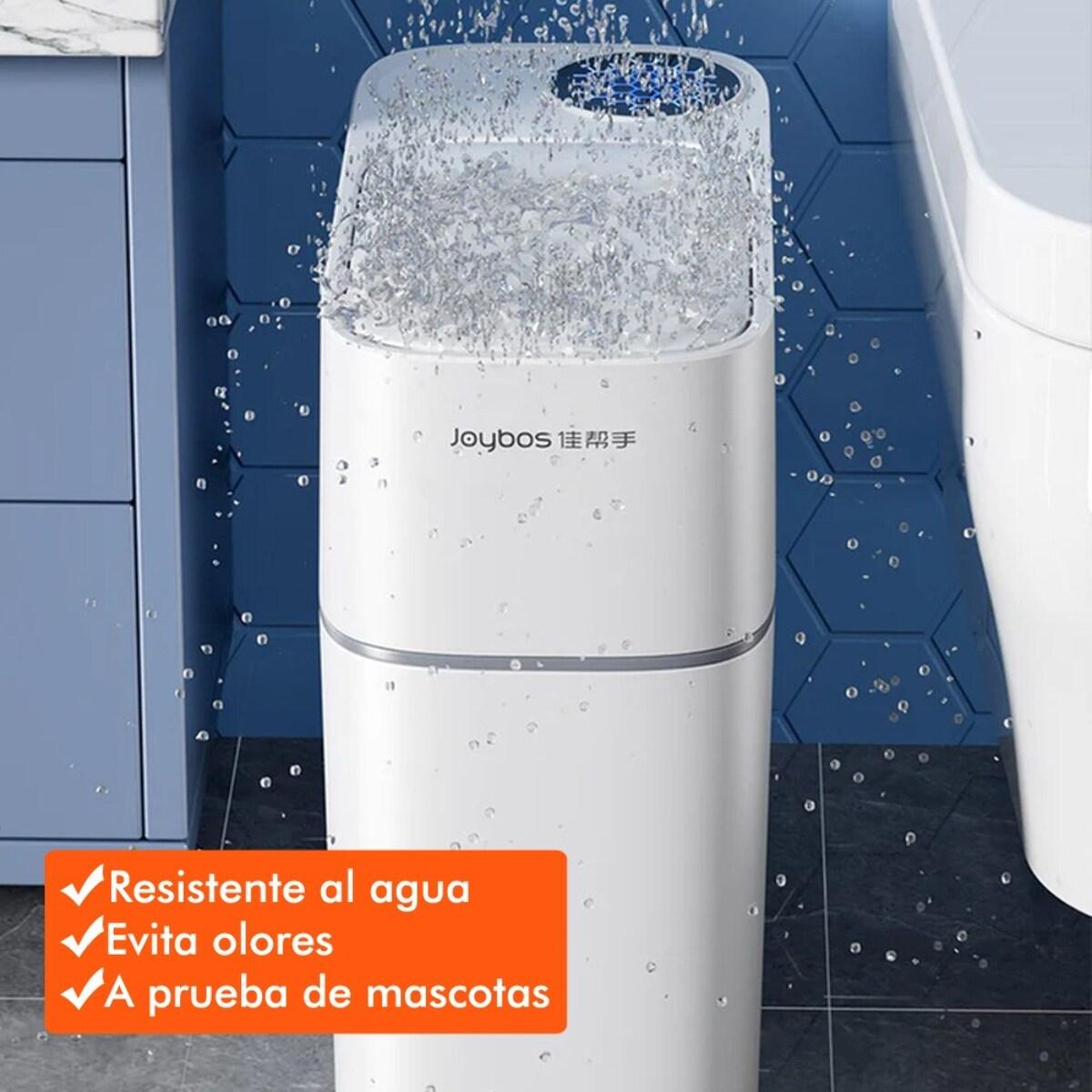 Papelera cubo de basura con diseño de adsorción automática 10incluye 20 bolsas de basura