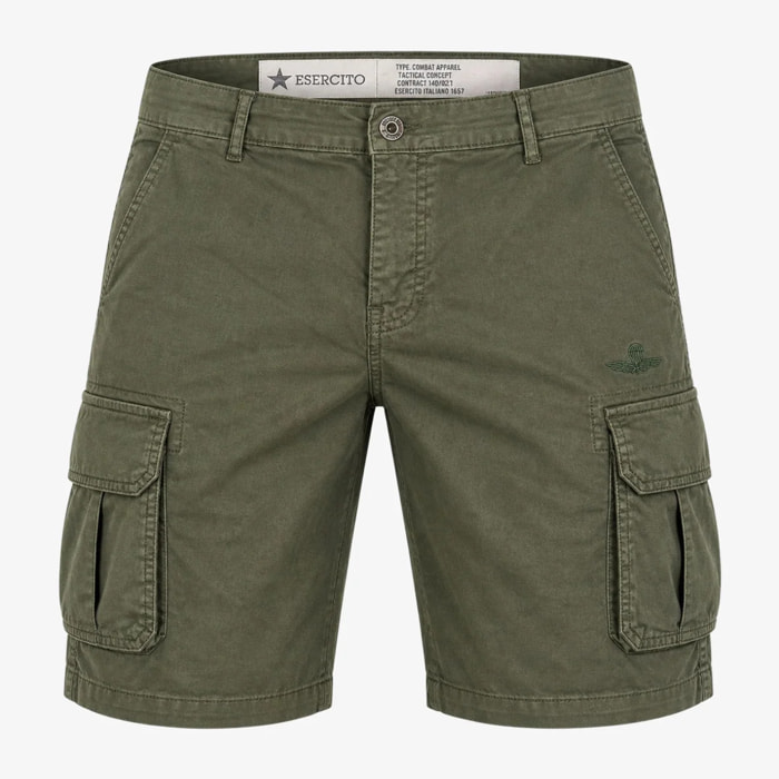 Bermuda Folgore cargo militare uomo