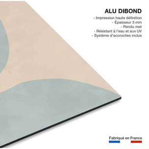 Tableau Affiche illustration brise d'été Tableau alu Dibond