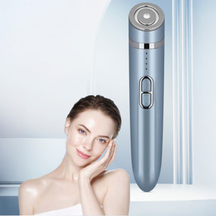 Strumento di bellezza con 4 modalità: EMS, RF, funzione ultrasuoni e luminoterapia.