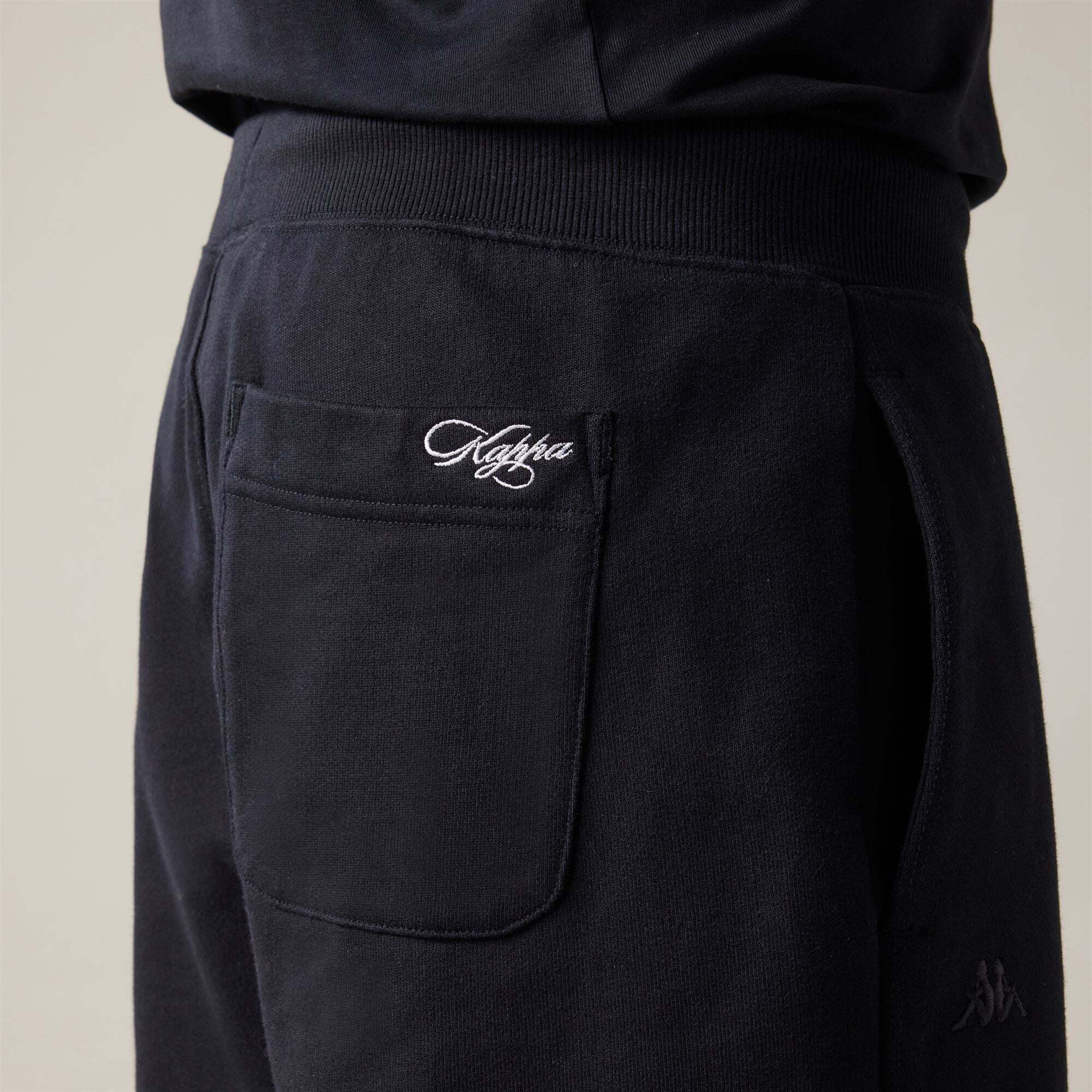 Kappa - Pantaloni Uomo Nero - Authentic Omes