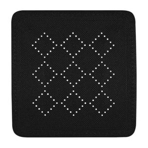 Tapis Fond de douche PVC ALASKA 55x55cm Noir Spirella
