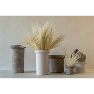 J-Line vase - grès - grège - small