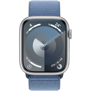 Montre connectée APPLE WATCH Serie 9 Cellular 45mm Aluminium/Argent Loop