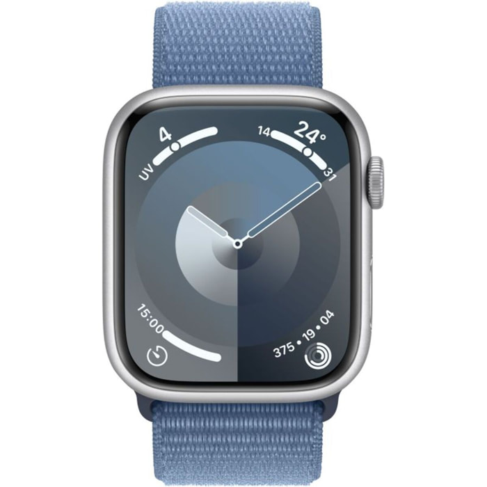 Montre connectée APPLE WATCH Serie 9 Cellular 45mm Aluminium/Argent Loop