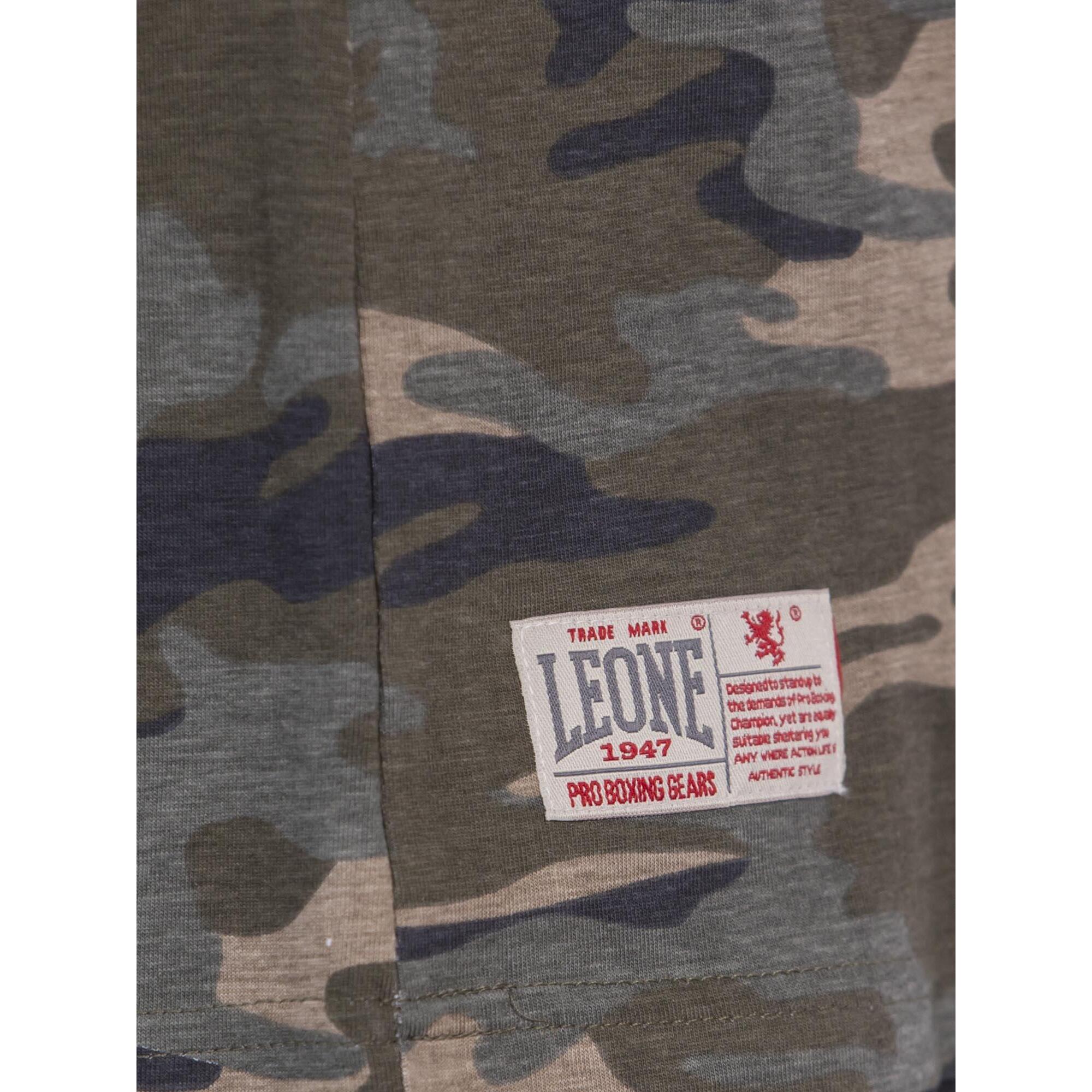 Camiseta de hombre Leone 1947 Apparel con logo de camuflaje