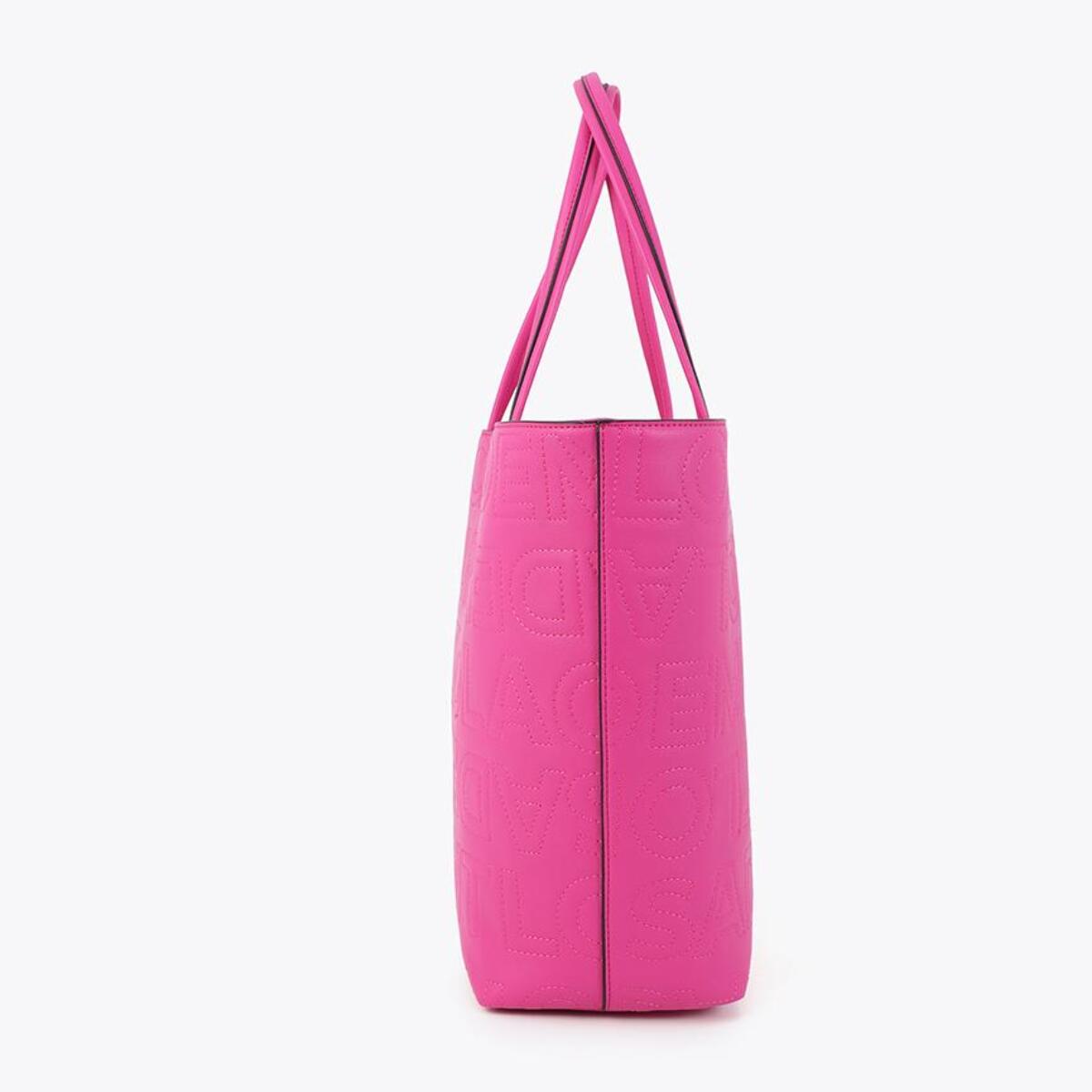 Shopper destrutturata con cuciture monogramma