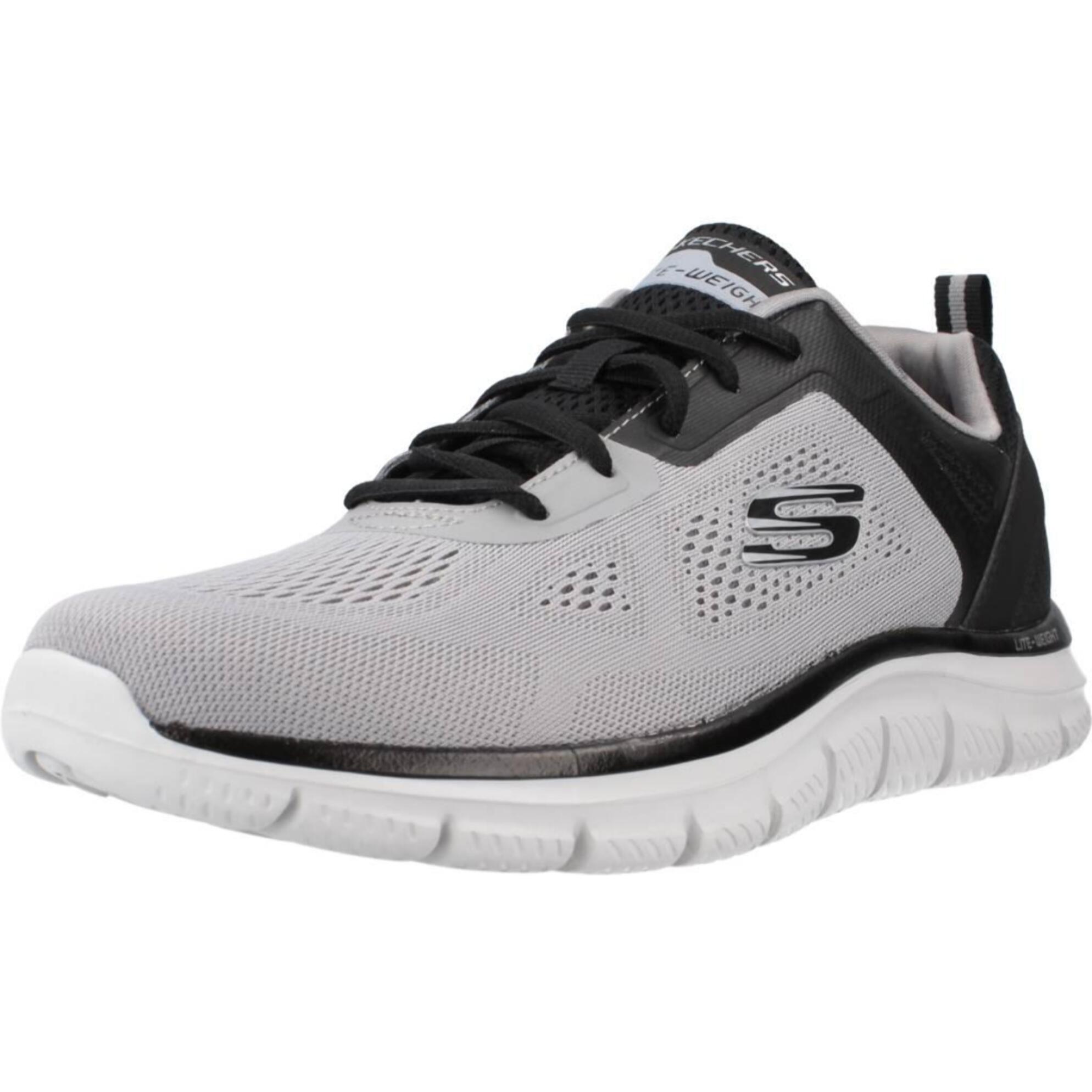 Sneakers De  Hombre Track Gris