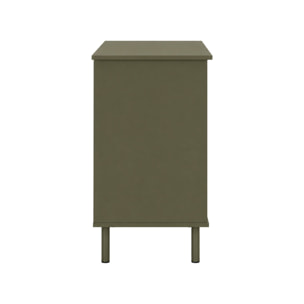 Bureau décor bois et métal 1 tiroir 1 porte ELLIE