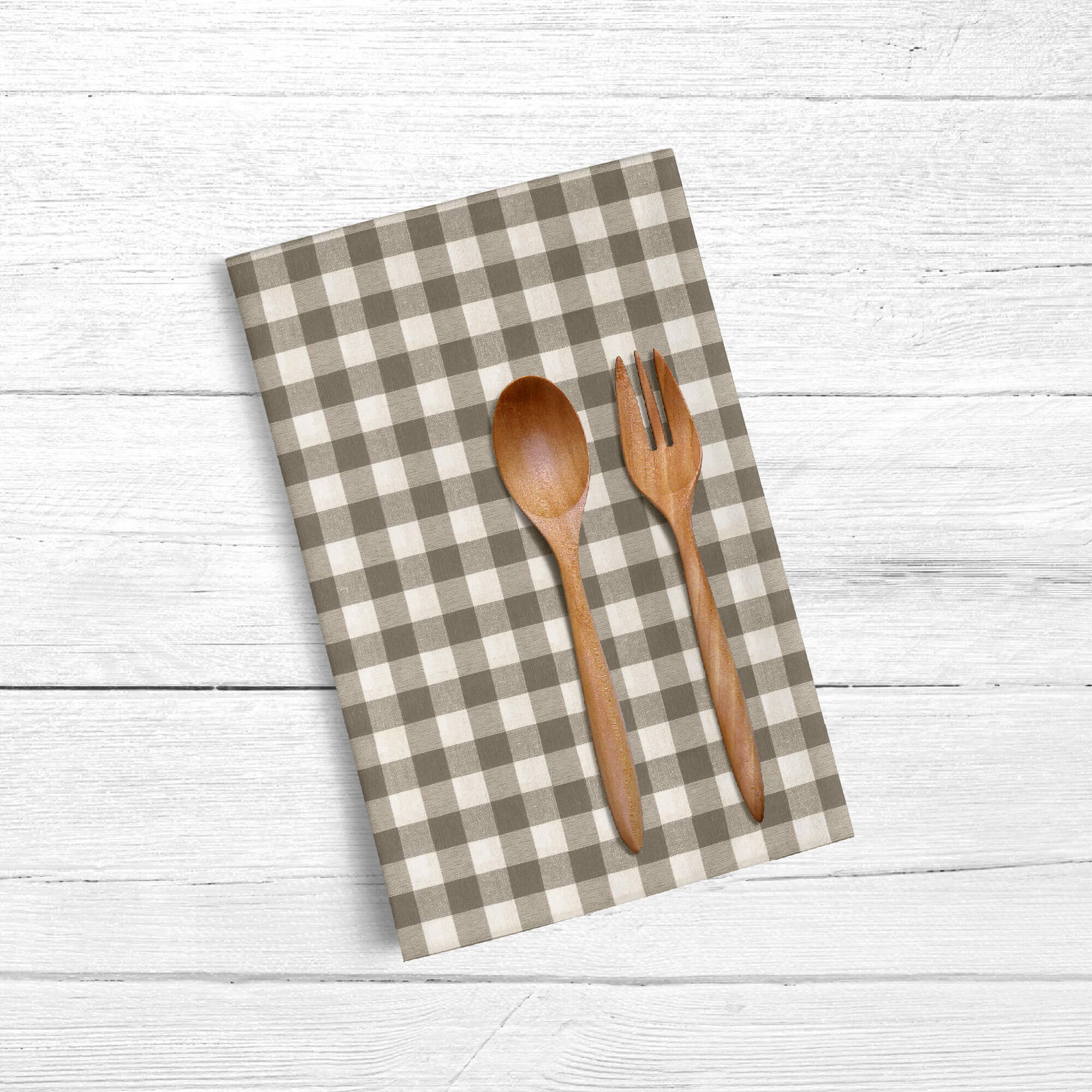 Pack de 2 torchons de cuisine Carreaux 150-04 - 45x70 cm