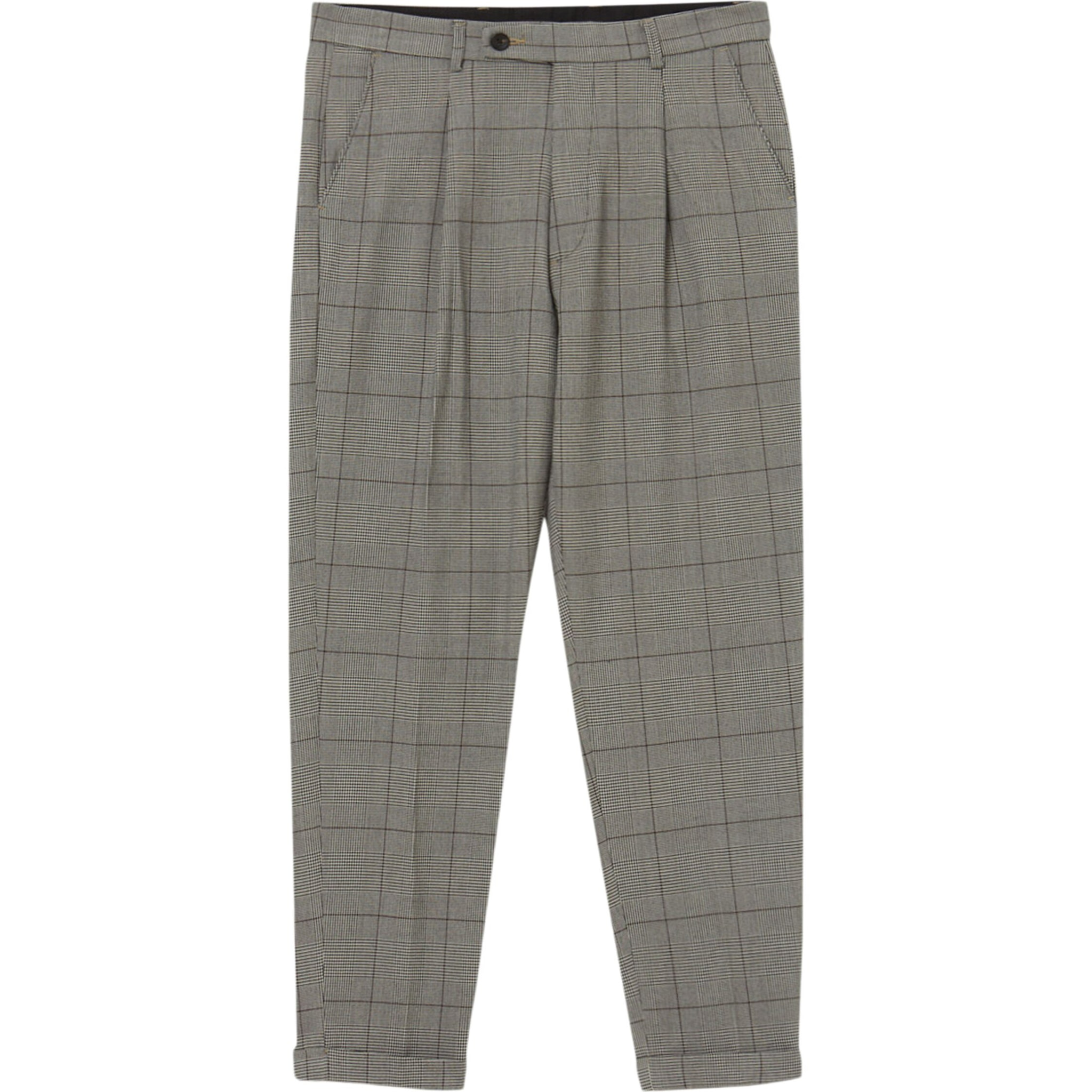 Pantalone chino in pied de poule