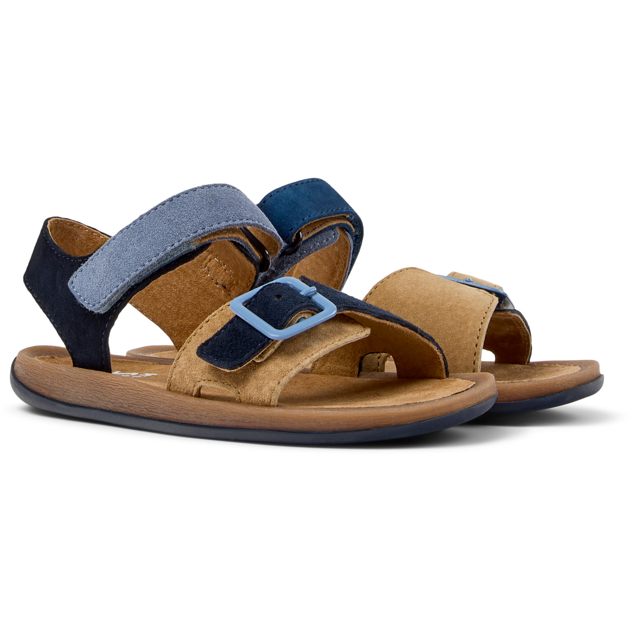 Sandalias - CAMPER Bicho Kids Twins - Multicolor - Cuero nobuk