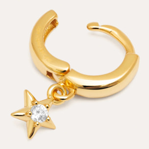 Orecchino Dance Star  Argento Placcato Oro