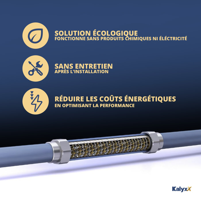 Adoucisseur d'eau Anticalcaire Antibacterien innovant IPS Kalyxx Active G1 " femelle (IPSKXAG1)