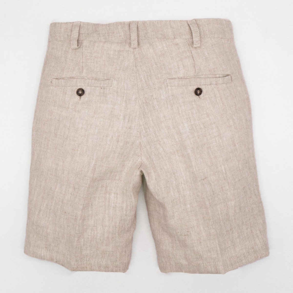 BERMUDA LINO RÚSTICO NATURAL