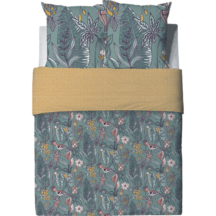 Parure Housse De Couette 3pcs 100% Coton 57fils Hupia