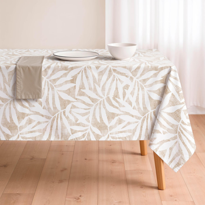 Mantel antimanchas MABEL NATURAL - 100% algodón