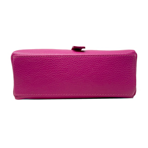 Borsetta a Tracolla Clutch in Vera Pelle Made in Italy
