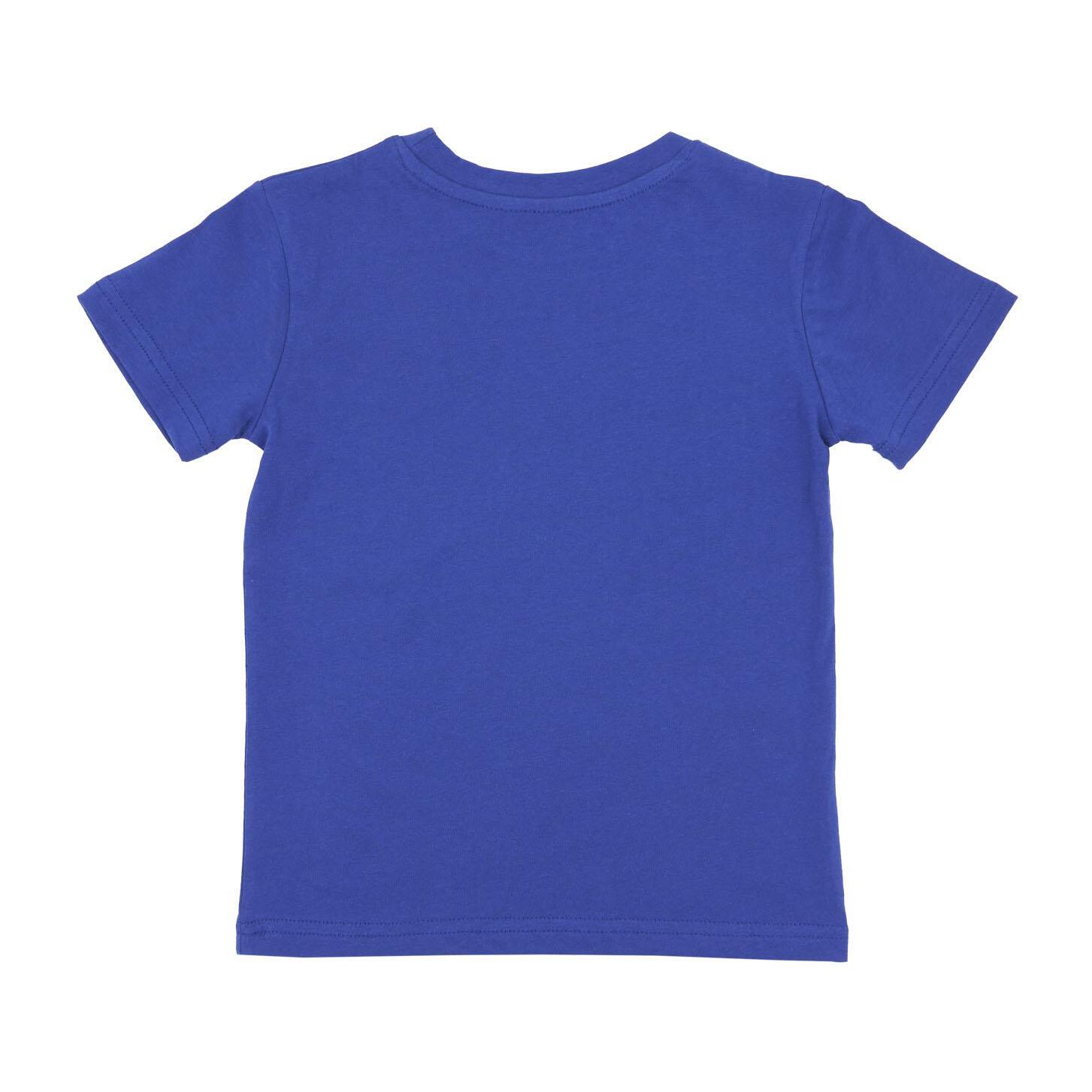 T-shirt da bambino manica corta con stampa e logo Basic