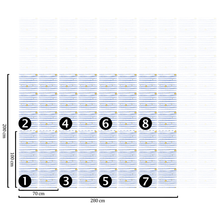 Carta da Parati Ufficiale Il Piccolo Principe Stelle Acquerello