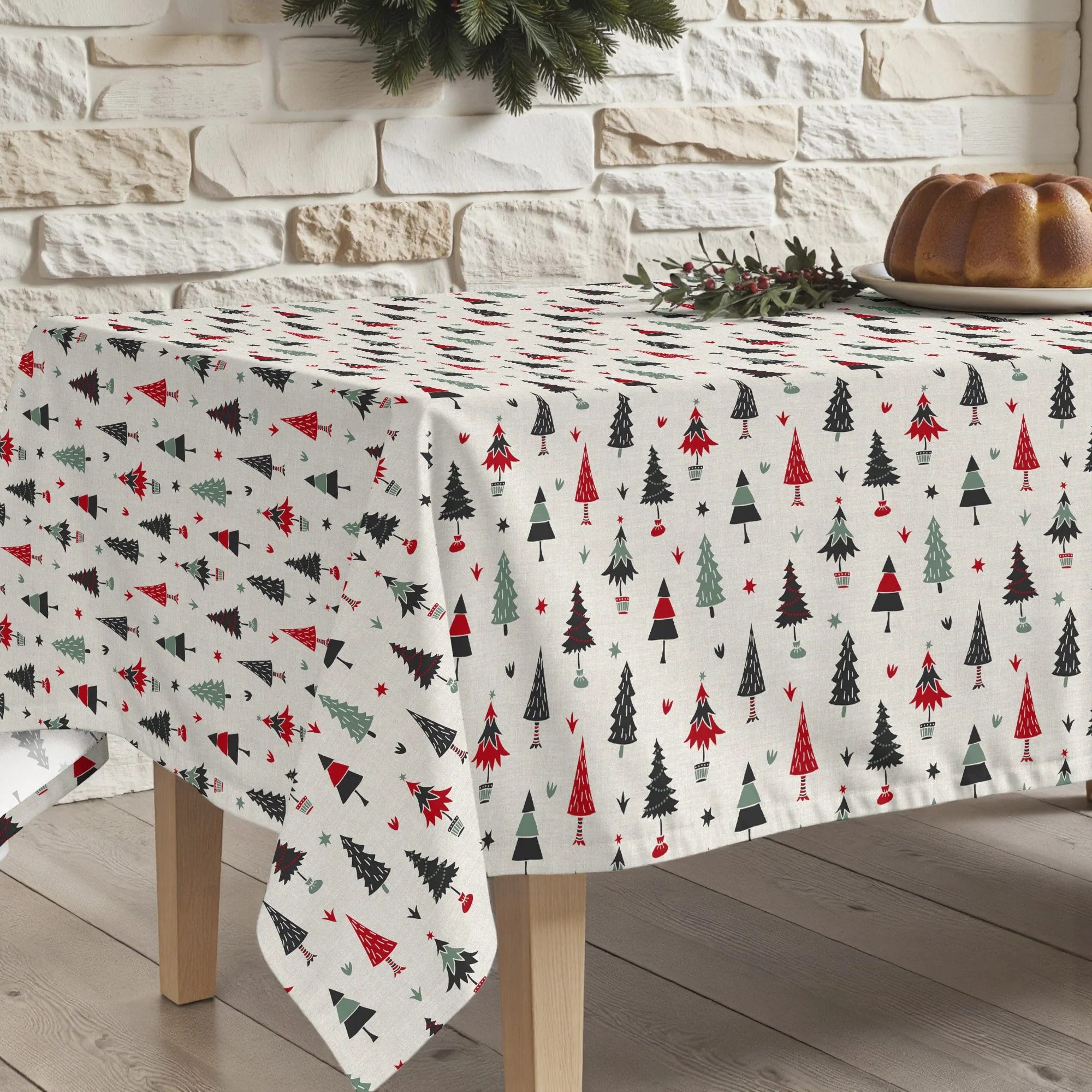Nappe en résine Anti-tâches Merry Christmas 82