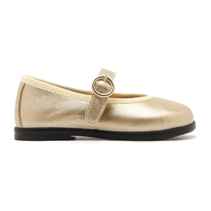 Bailarinas de Bebé Hebilla Meidei Oro