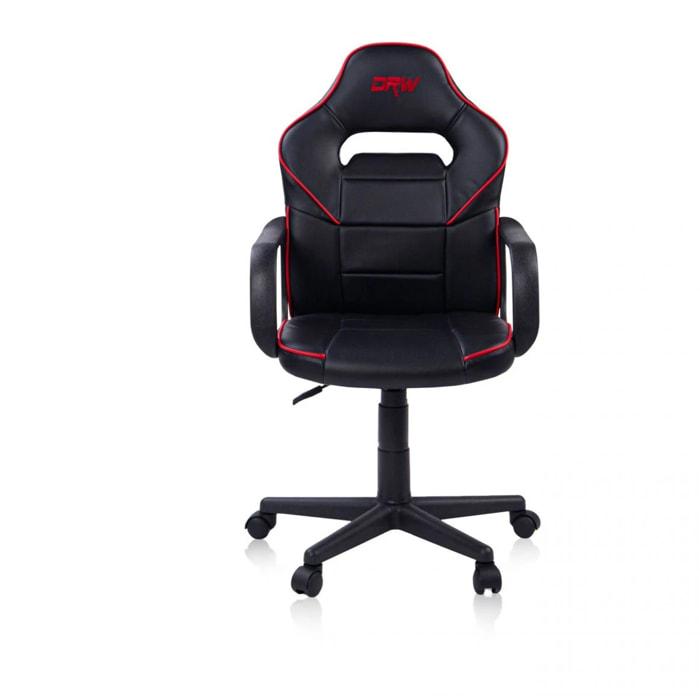Silla gaming DRW Black Negro - Rojo DRW