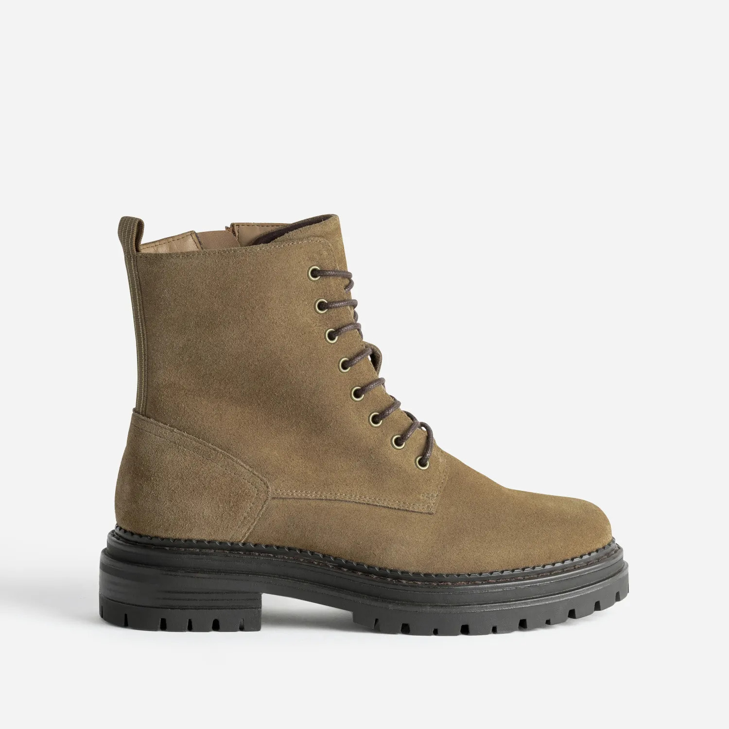 Texto - Bottine Texto Noire En Cuir À Galon Rayé | Veepee