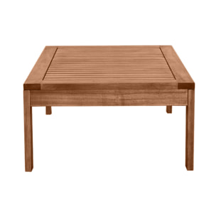 Table basse de jardin en bois massif L90 cm SALVADOR