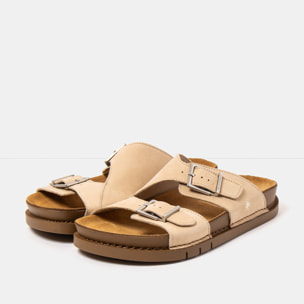 Sandalias 2020 NOBUCK CREAM/ KASSEL color Cream