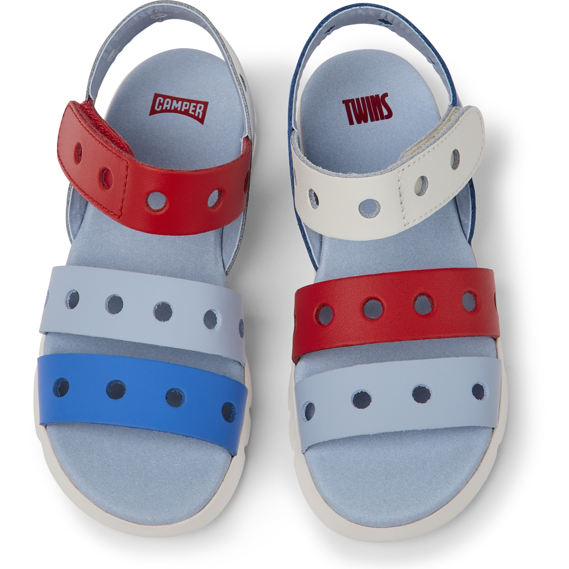 Sandalias - CAMPER Oruga - Multicolor - Cuero liso