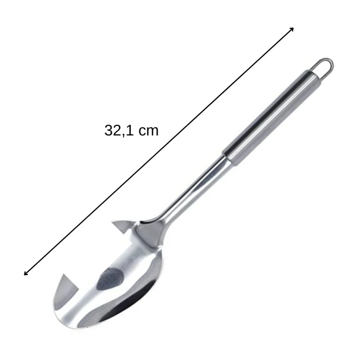 Set de 2 ustensiles de cuisine cuillère de service et cuillère de cuisine Fackelmann Elemental