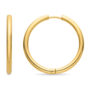 Pendientes acabado oro 18K