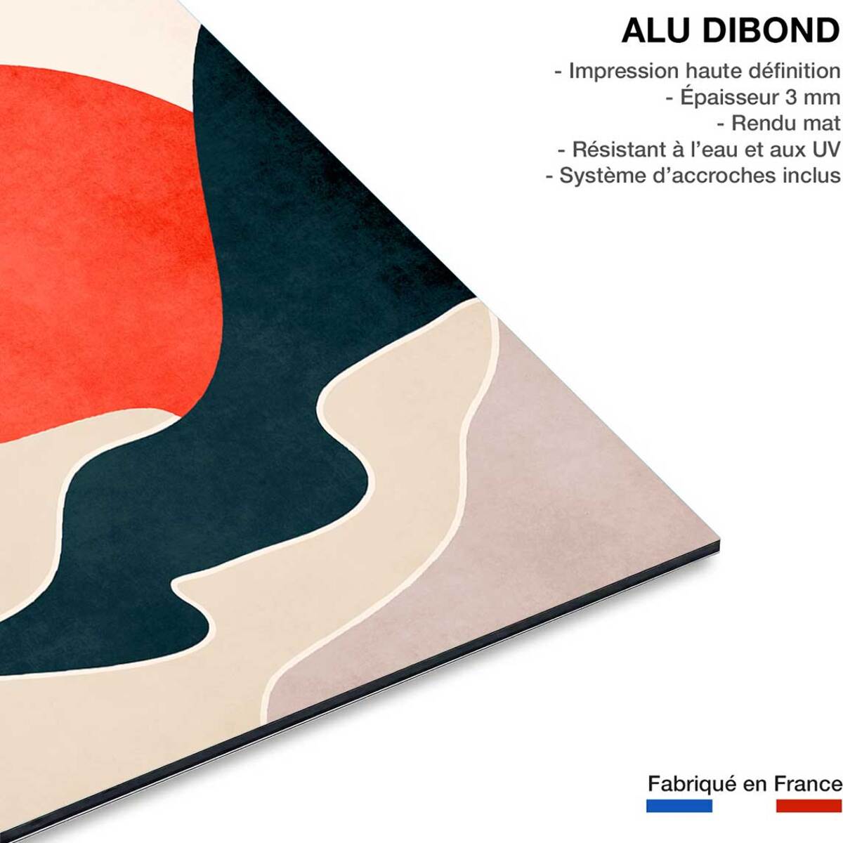 Tableau drowning sun Tableau alu Dibond