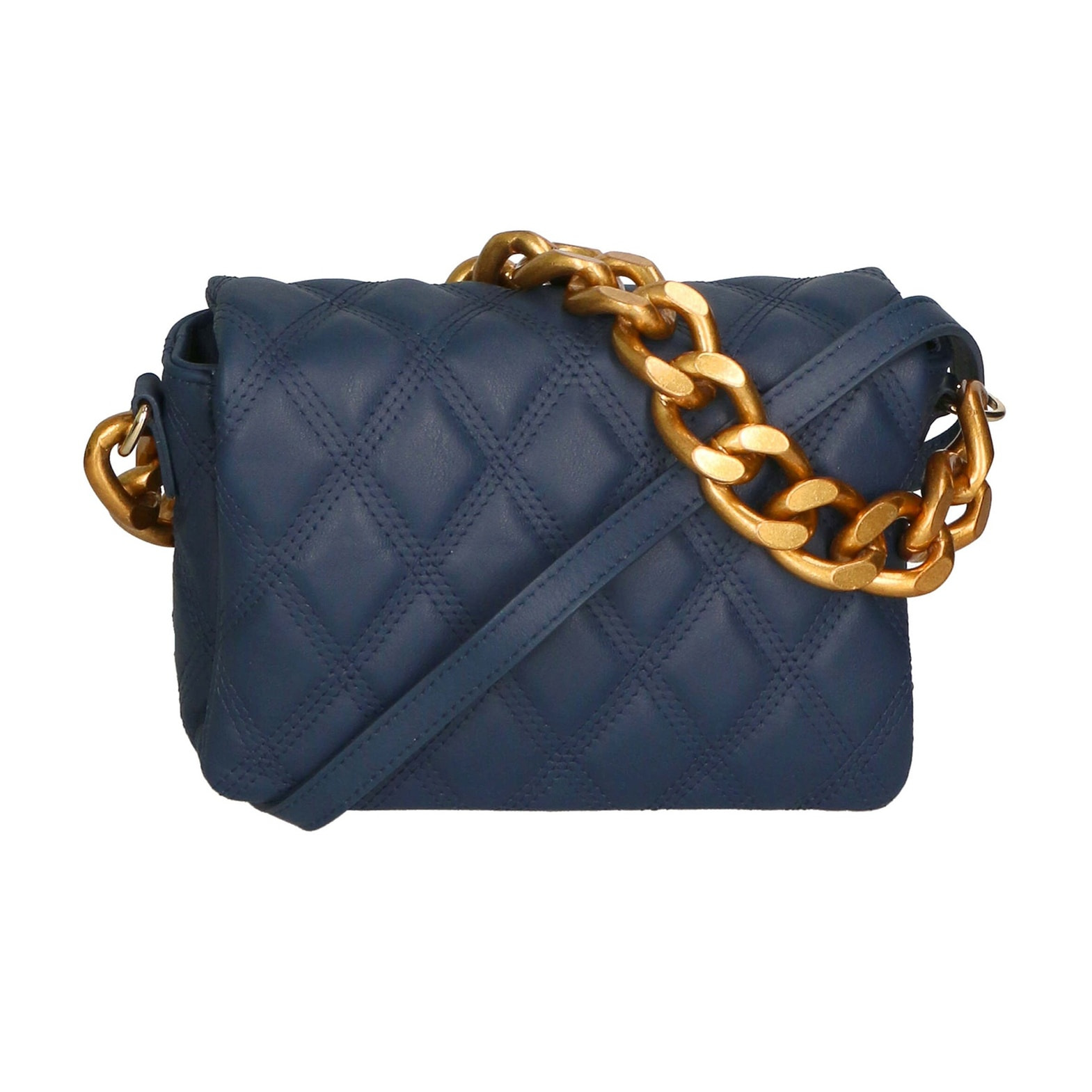 Borsa a mano da donna - Modello Adriana - Vera pelle - 20.0 x 14.0 x 6.5 cm