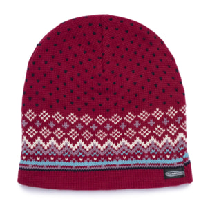 Hat - Berretto Unisex motivo montagna Rosso