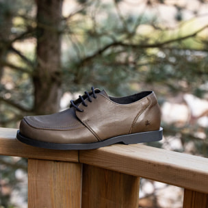 Zapatos N5876 SOFT NAPPA FOREST / ARENISCA color Forest