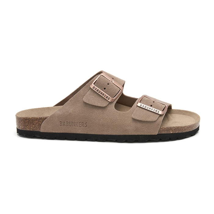 SANDALIA BABUNKERS MARRON