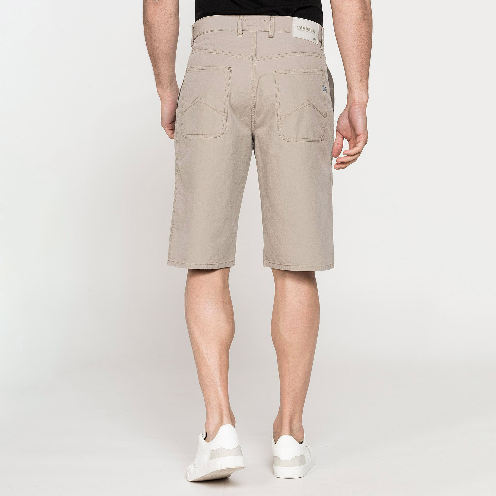 BERMUDA TINTA UNITA IN TELA DI COTONE