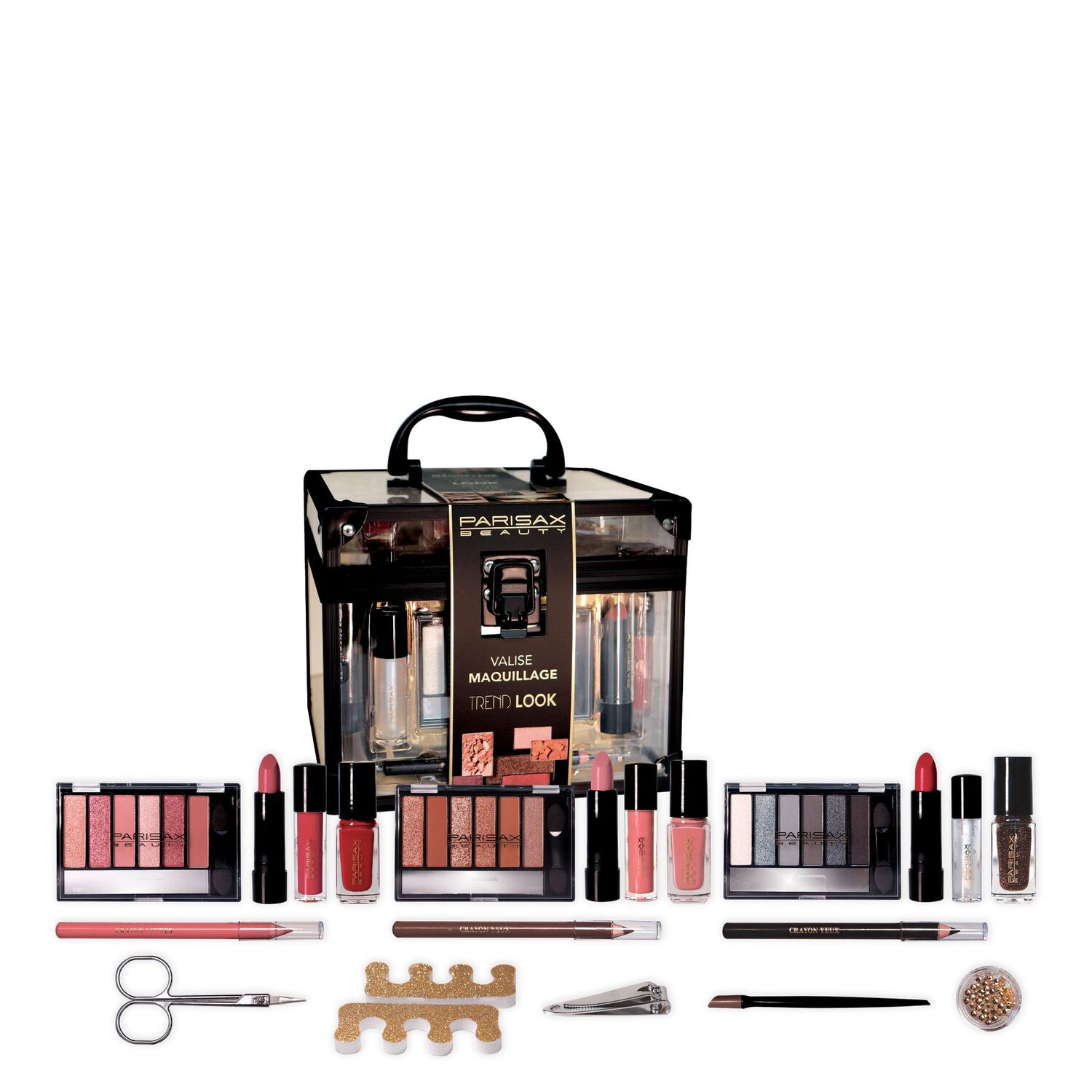 Valise Trend Look - Coffret Vanity Assortiment de Maquillage Complet
