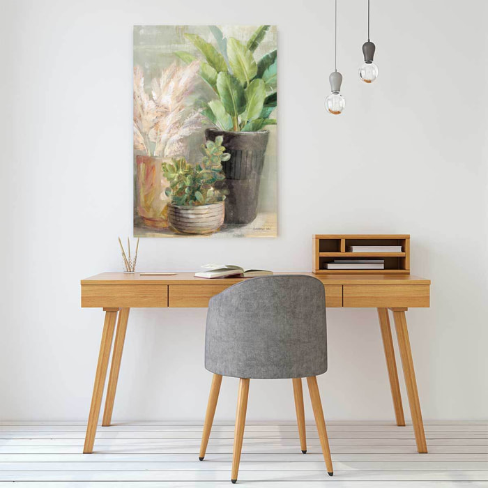 Tableau fleurs jardin d'intérieur  Toile imprimée