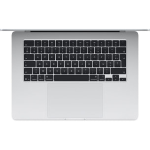Ordinateur Apple MACBOOK Air 15" Puce M5 CPU 10 / GPU 10 coeurs Mémoire RAM 16Go Stockage 1To SSD Argent