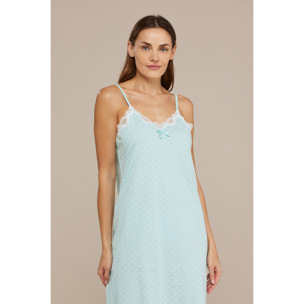 Camicia da notte donna cotone sissi dots Noidinotte