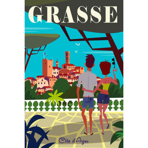 Tableau voyage à grasse Toile imprimée