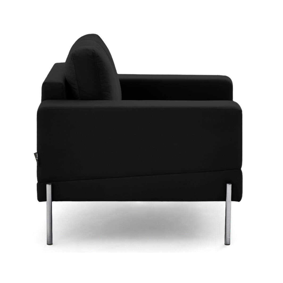 Isaure - fauteuil en velours - Noir