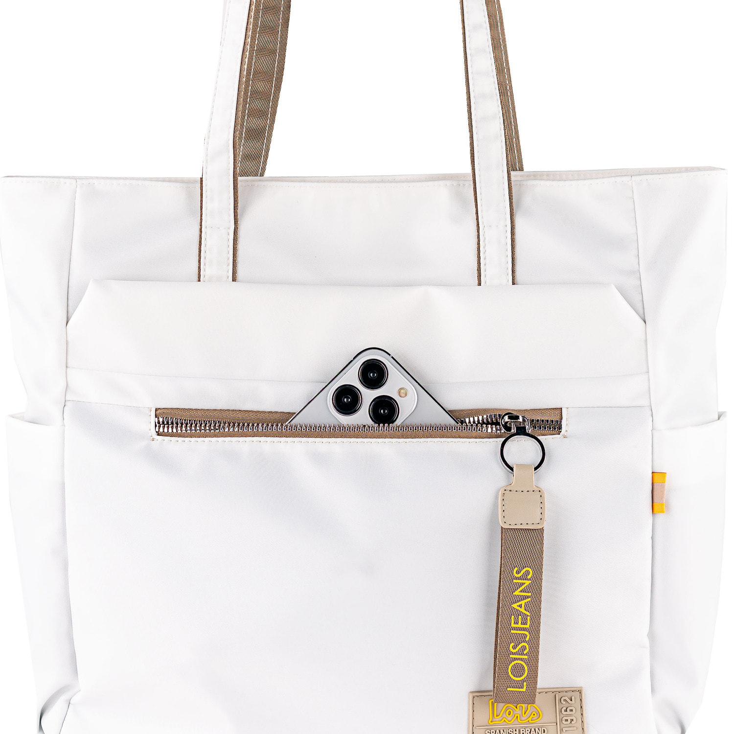 Bolso Shopper-Tote Lois Aylmer Blanco