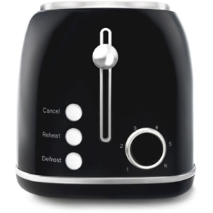 Grille-pain SWEISS baguette vintage noir GRV9