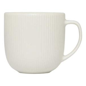 Tasse striée Strata blanc 11cl