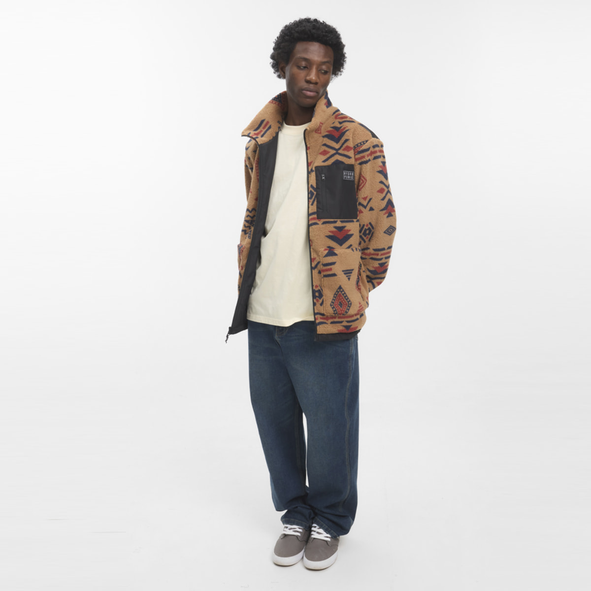 Chaqueta reversible de cuello alto Hydroponic